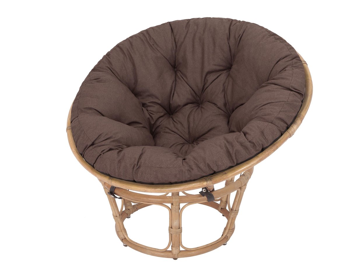 Poduszka na fotel ogrodowy Papasan/Jordrup, Soa, Brąz Ekolen, 114 cm