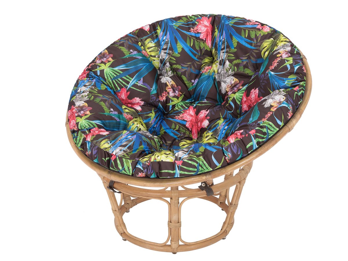 Poduszka na fotel ogrodowy Papasan/Jordrup, Soa, Kolorowe Liście, 114 cm