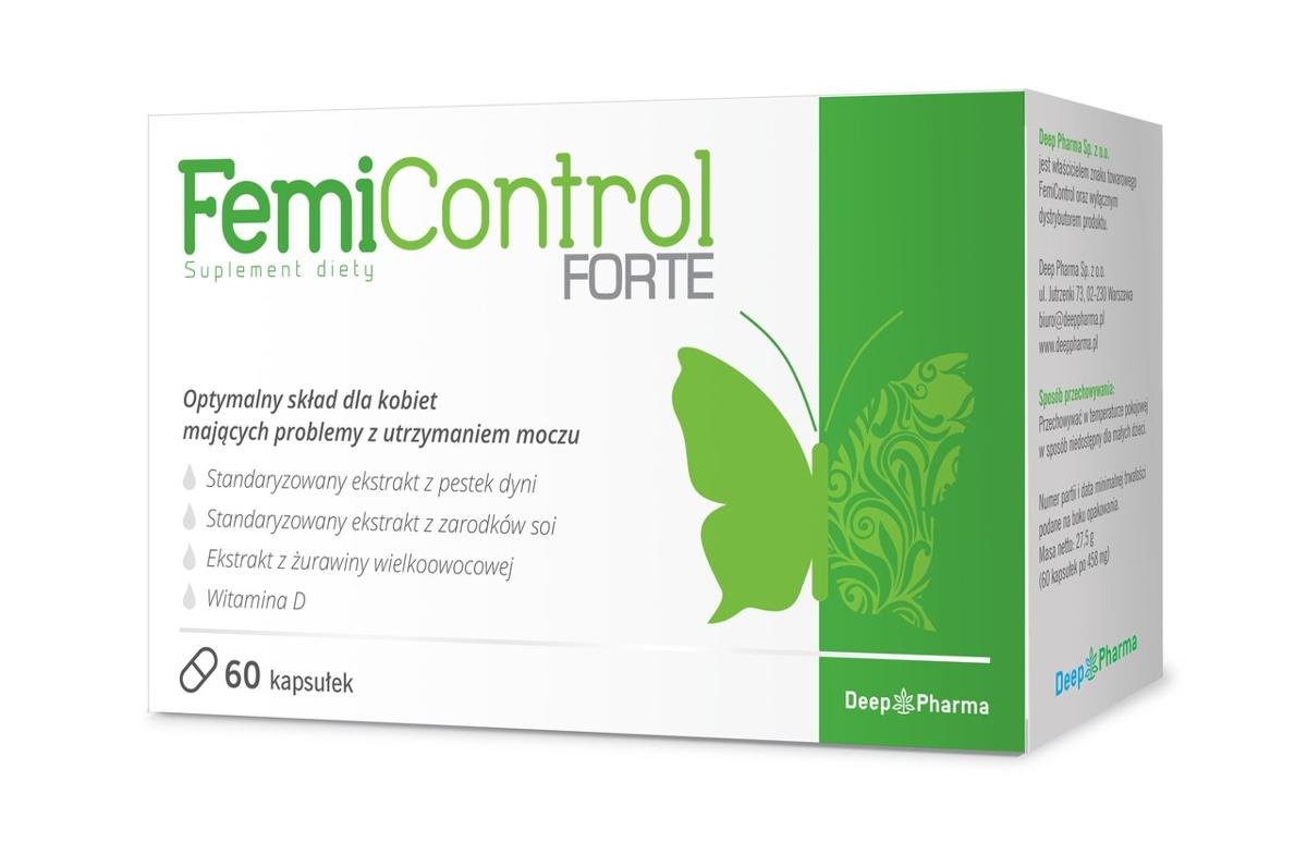 DEEP PHARMA FemiControl forte x 60 kaps |  OD 149 PLN!