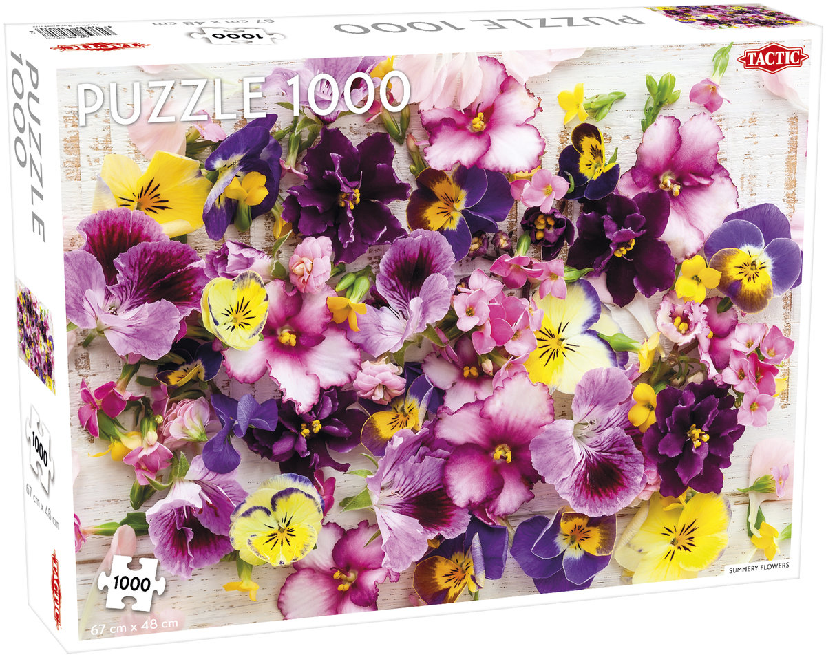 Tactic Puzzle 1000 Summery Flowers -