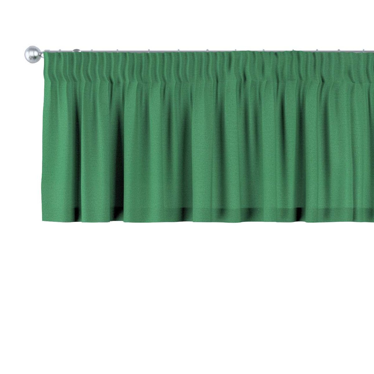 Dekoria Lambrekin na taśmie marszczącej butelkowa zieleń 390 × 40 cm Loneta 397-133-18