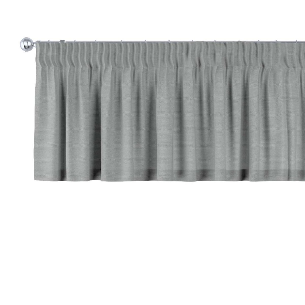 Dekoria Lambrekin na taśmie marszczącej szary 390 × 40 cm Loneta 397-133-24