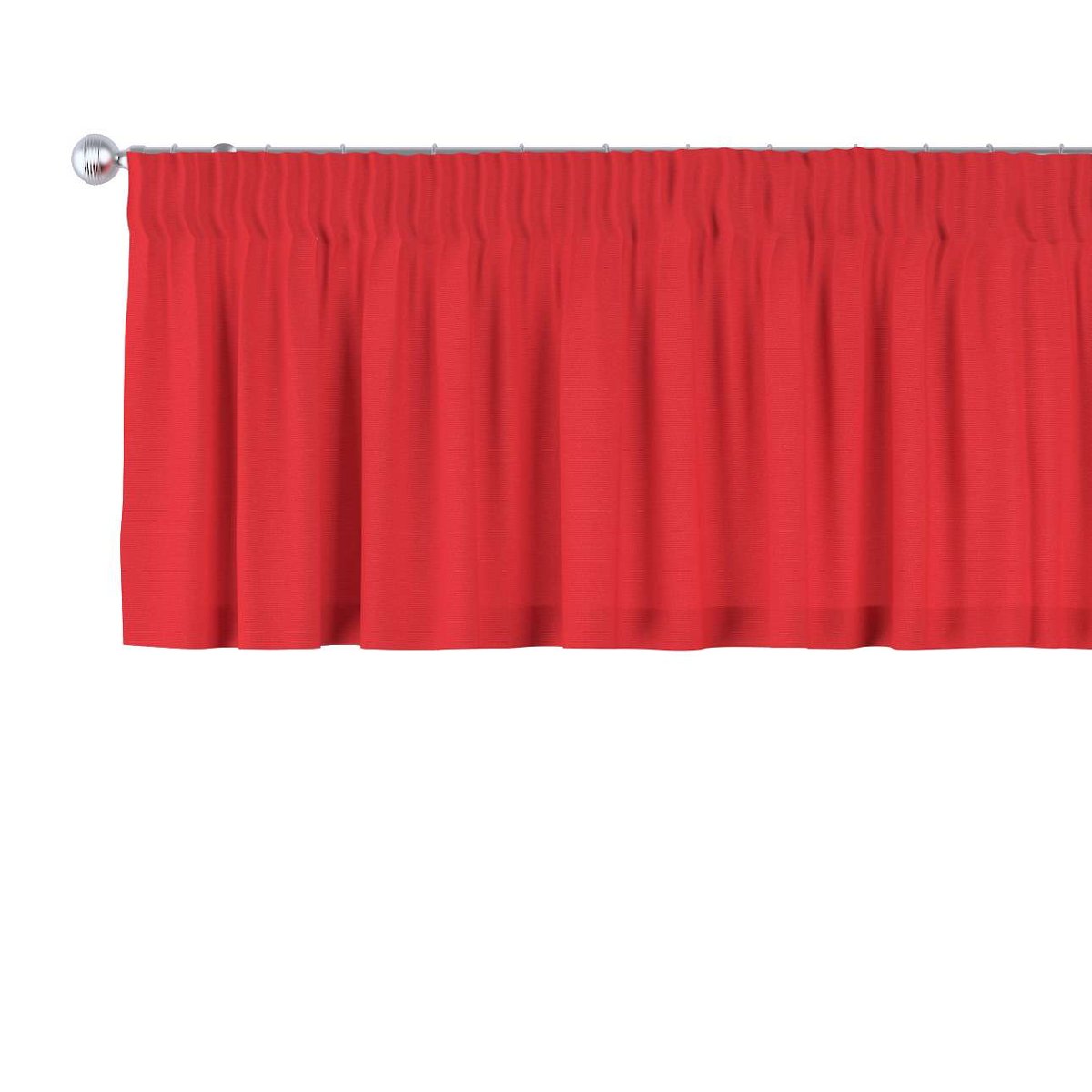 Dekoria Lambrekin na taśmie marszczącej czerwony 390 × 40 cm Loneta 397-133-43