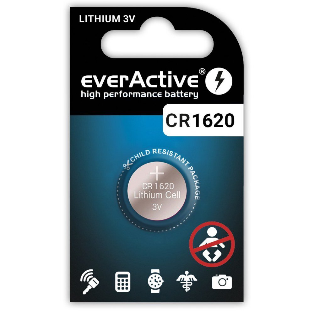 EverActive 1 x bateria litowa mini CR1620 CR16201BL