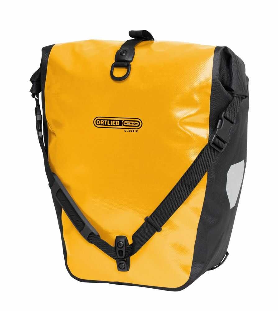 Ortlieb Sakwy rowerowe Tylne Back-Roller Classic Sunyellow-Black 40L O-F5310