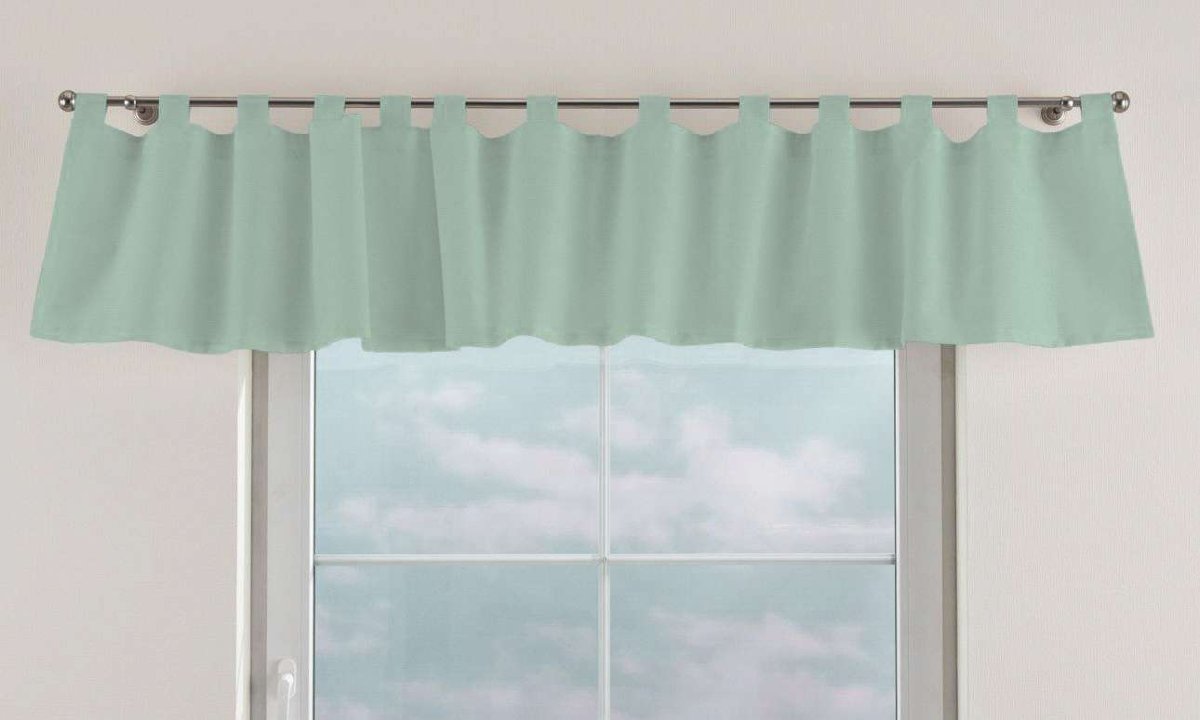 Dekoria Lambrekin na szelkach zieleń eukaliptusa 130 × 40 cm Loneta 1356-133-61