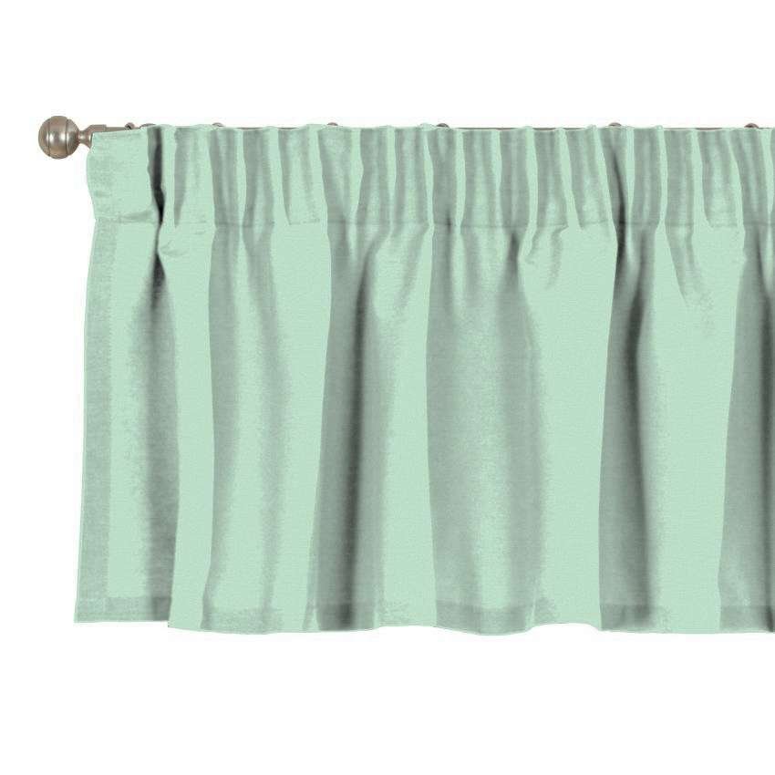 Dekoria Lambrekin na taśmie marszczącej zieleń eukaliptusa 130 × 40 cm Loneta 393-133-61