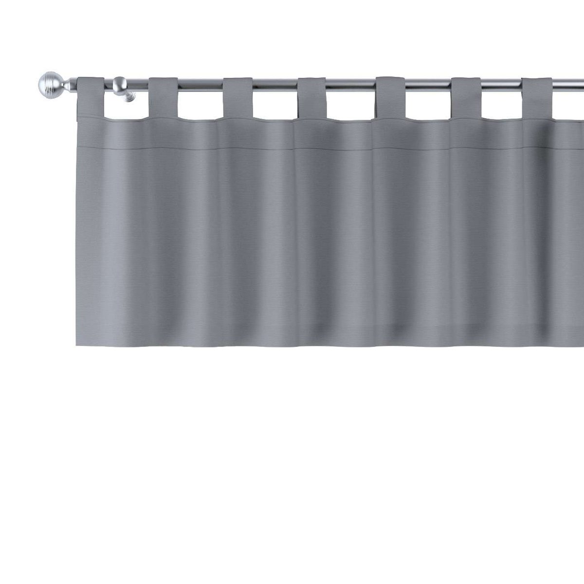 Dekoria Lambrekin na szelkach Slade Grey szary) 130 × 40 cm Cotton Panama 1356-702-07