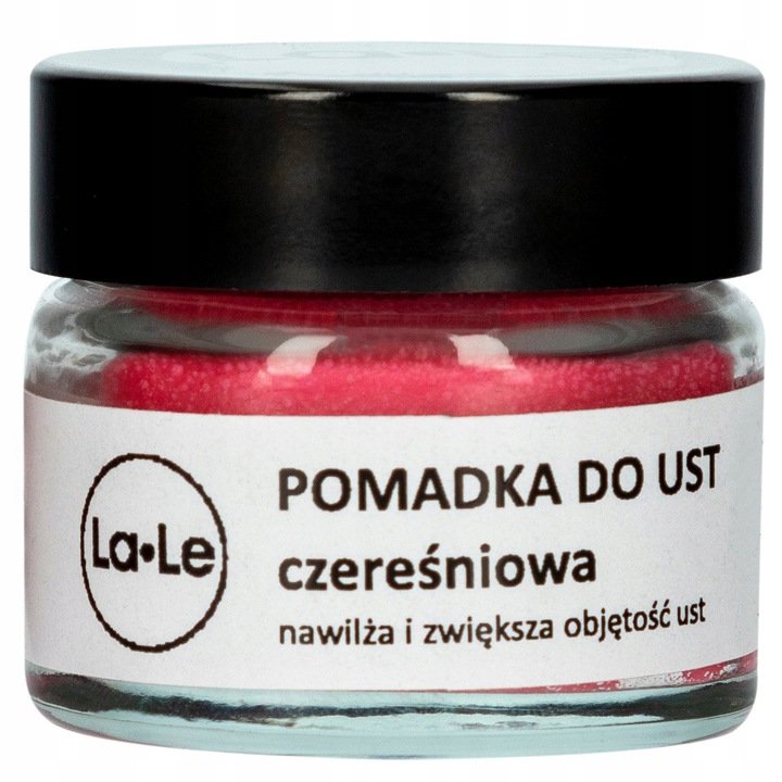 LA-LE LA-LE Pomadka nawilżająca do ust CZEREŚNIA 15 ml 20947