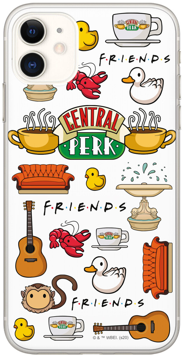 Etui na  XIAOMI MI NOTE 10 Lite Friends 014 Biały