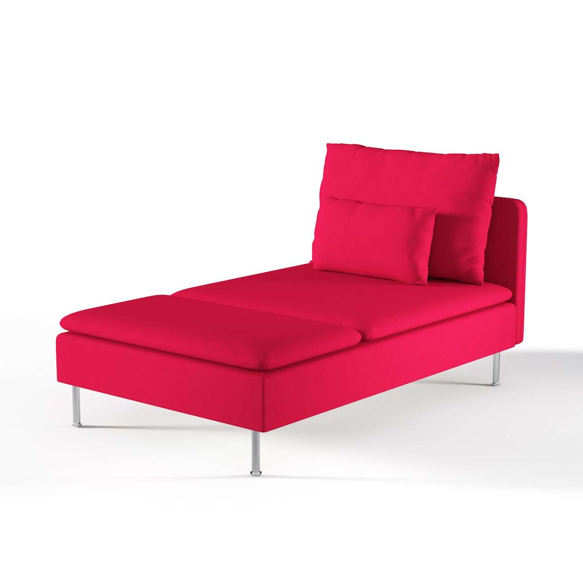 Dekoria pl pl Pokrowiec na szezlong Söderhamn czerwony 93 x 151 x 83 cm Etna 1009-705-60