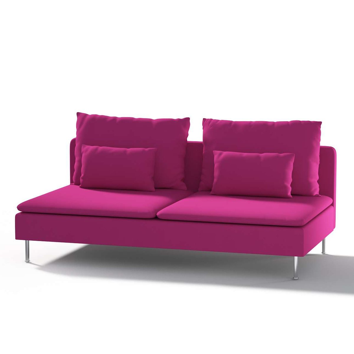 Dekoria pl pl Pokrowiec na moduł Söderhamn 3-osobowy amarant 186 x 99 x 83 cm Etna 1006-705-23