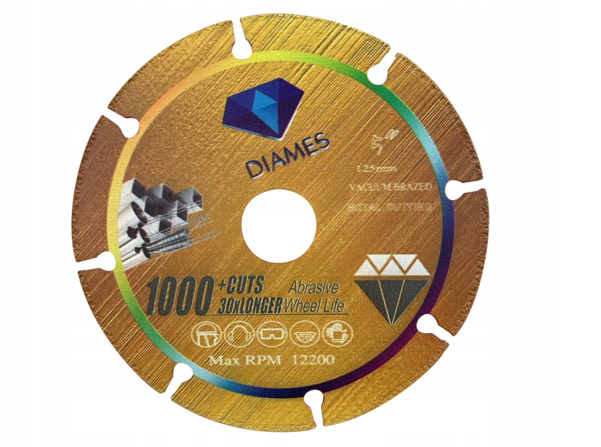 Tarcza Diamentowa Diames 125 Mm Cięcie Metal Pręt