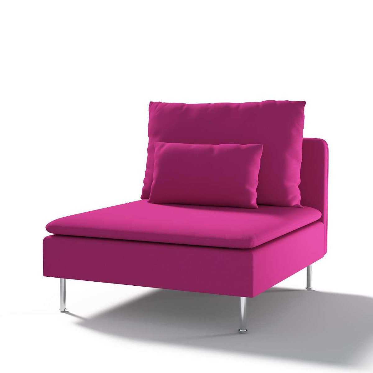 Dekoria pl pl Pokrowiec na moduł Söderhamn 1-osobowy amarant 93 x 99 x 83 cm Etna 1007-705-23