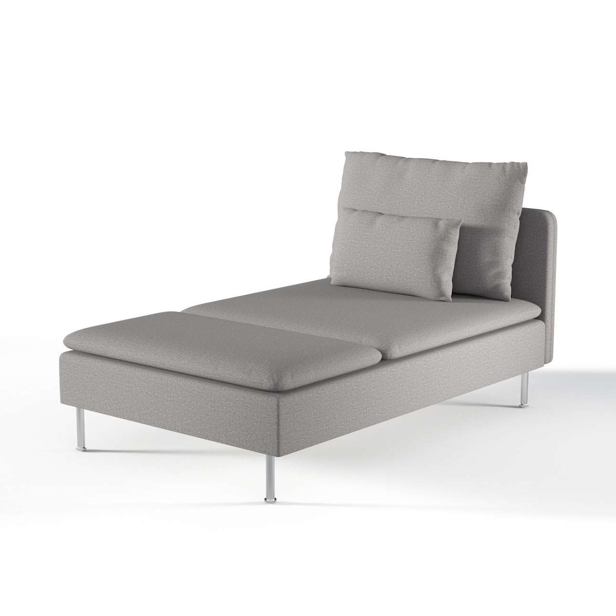 Dekoria pl pl Pokrowiec na szezlong Söderhamn szary 93 x 151 x 83 cm Edinburgh 1009-115-81