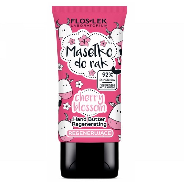 Фото - Крем і лосьйон Floslek Hand Care Cherry Bloosom 50ml masełko do rąk regenerujące