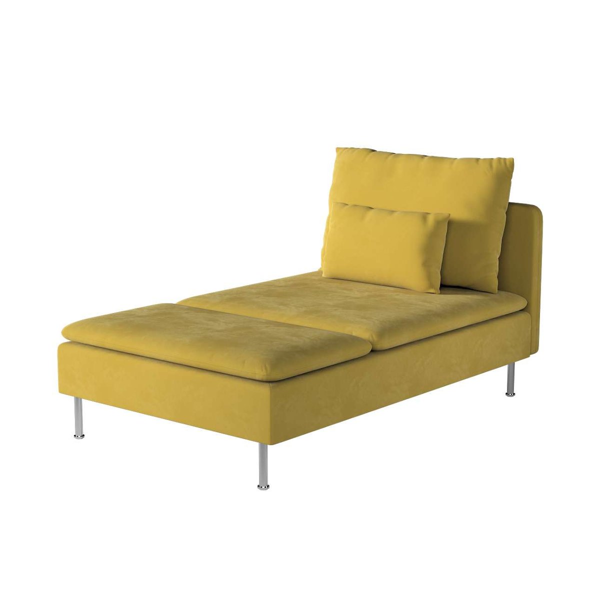 Dekoria Pokrowiec na szezlong Söderhamn oliwkowy zielony szezlong Söderhamn Velvet 1009-704-27