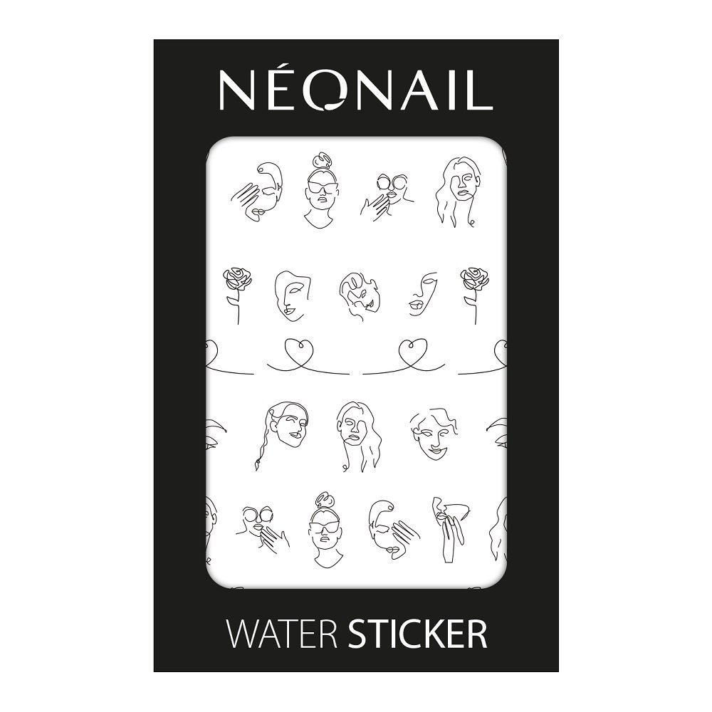 Neonail Naklejki wodne - water sticker - NN04