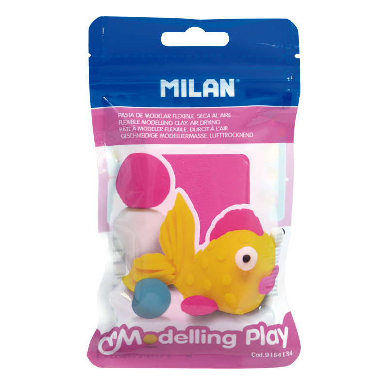 Milan Modelina Air-Dry 100g różowa 9154134