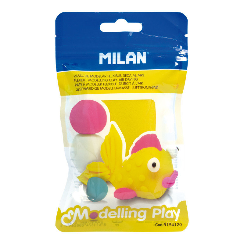 Milan Modelina Air-Dry 100g żółta 9154120