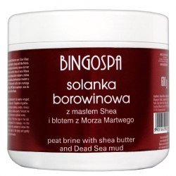 Bingospa Solanka borowinowa z masłem shea 600g Bingospa