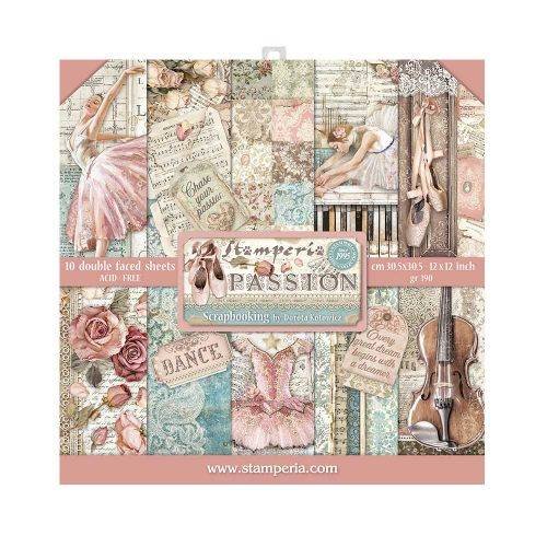 Papiery do scrapbookingu, Romantic PASSION 30x30 cm