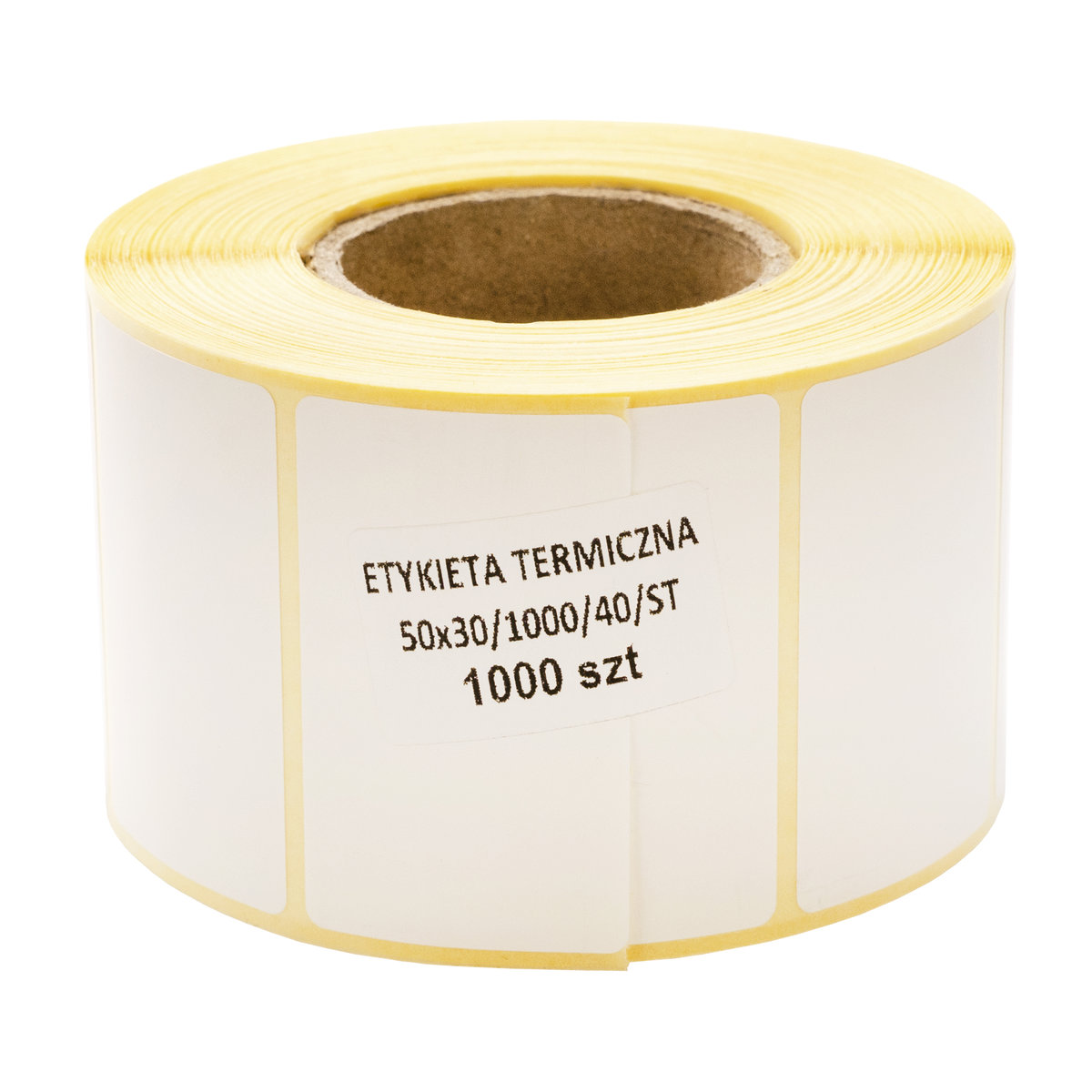 Etykiety naklejki termiczne do zebry 50x30 1000SZT