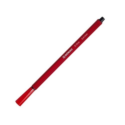 Cienkopis Donau D-fine 0,4mm, czerwony