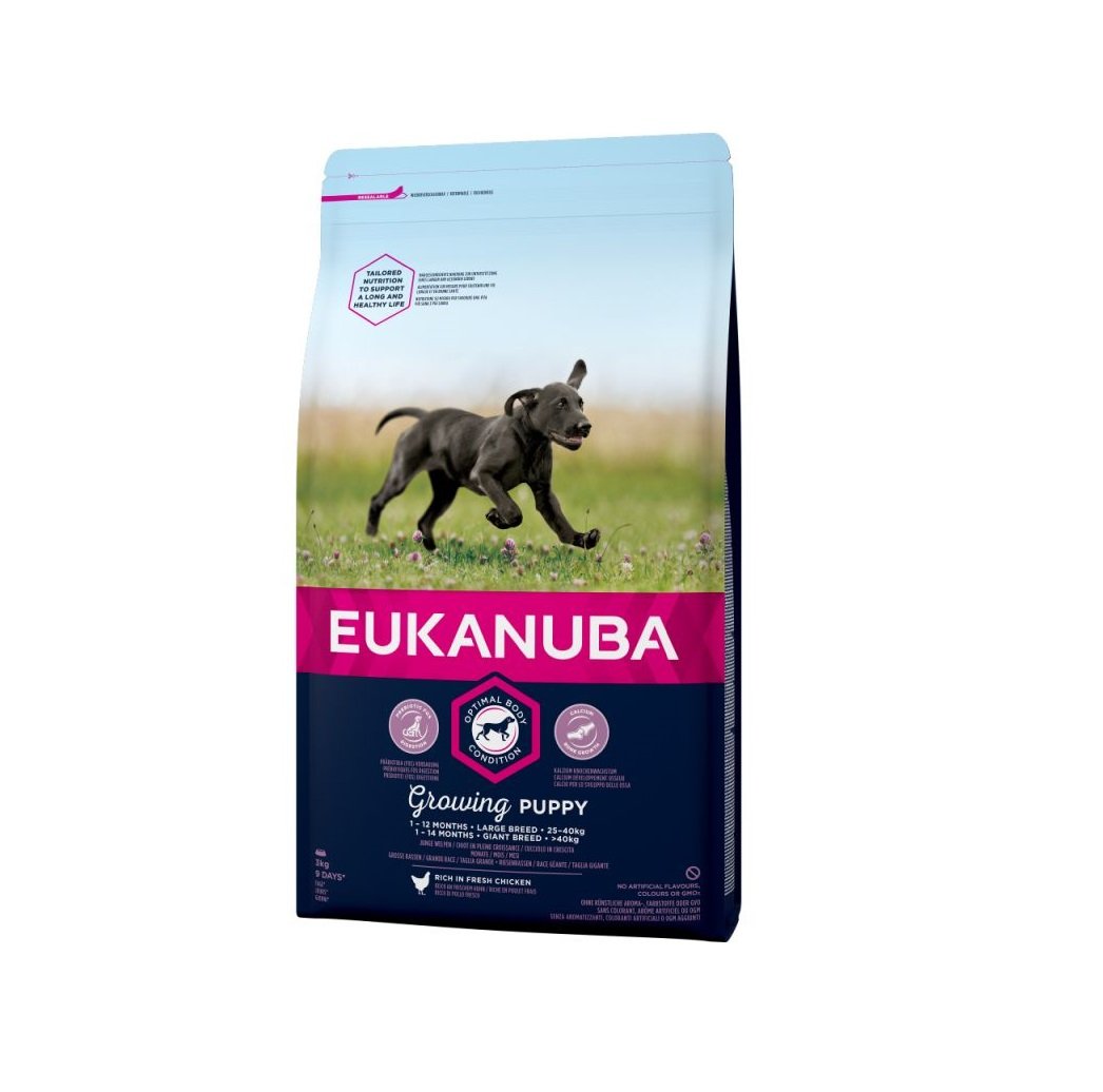 Eukanuba Growing Puppy Large Breed Chicken 3 kg