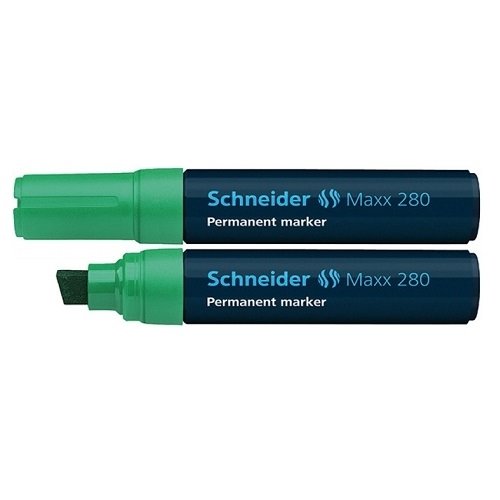 Marker permanentny, Schneider Maxx 280, zielony, 4-12 mm