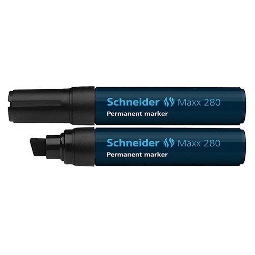 Marker permanentny, Schneider Maxx 280, czarny, 4-12 mm