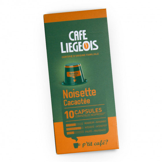 Café Liégeois Kawa w kapsułkach Café Liégeois Noisette, 10 szt. CL Noisette 10 units