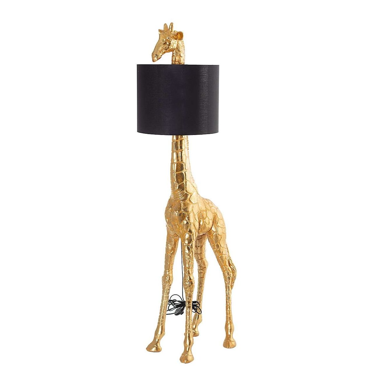 Dekoria Lampa podłogowa Gold Giraffe 171cm 40 x 50 x 171 cm 813-997