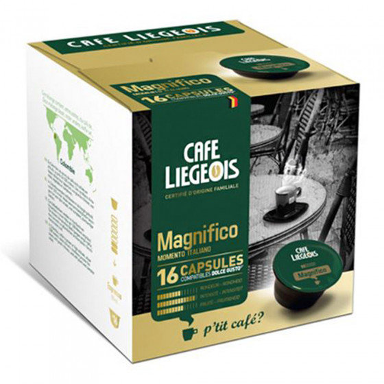 Café Liégeois Kawa w kapsułkach Café Liégeois Magnifico, 16 szt. Magnifico capsules, 16 pcs