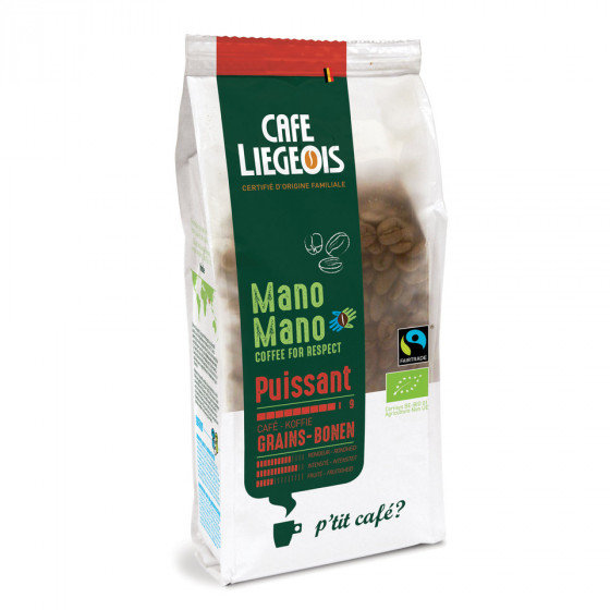 Café Liégeois Kawa ziarnista Café Liégeois Mano Mano Puissant, 250 g Mano Mano Puissant, 250 g