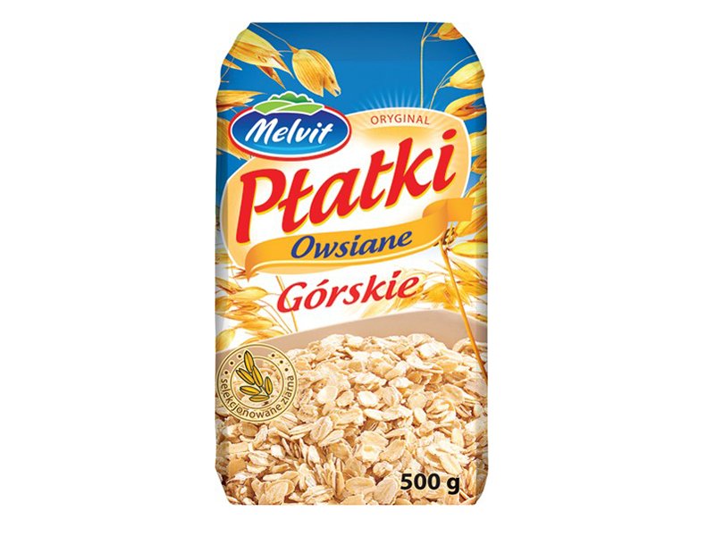 Melvit Płatki owsiane górskie 500g