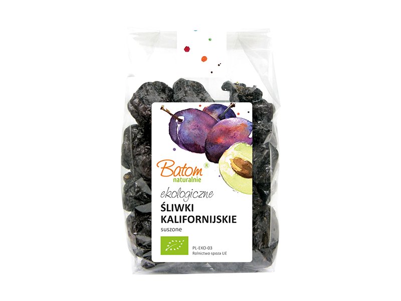 Batom Śliwki Kalifornijskie Suszone bez pestek BIO 250g - Batom