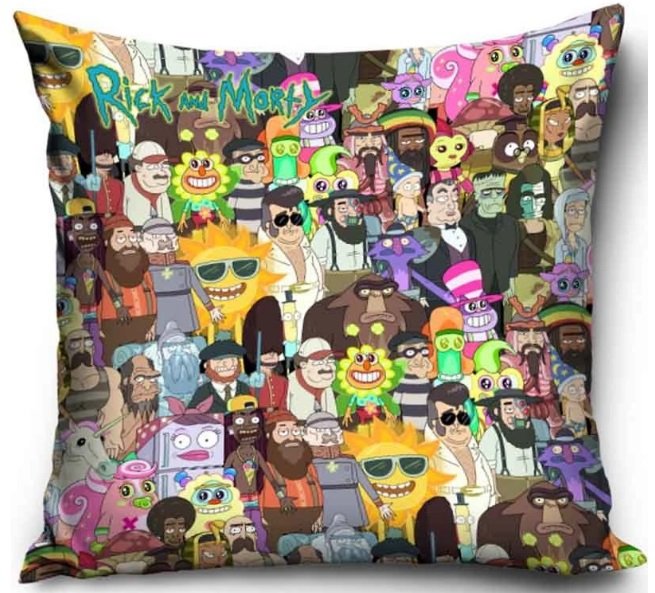 CX Poszewka Rick and Morty RAM191032 40x40cm RICK AND MORTY RAM191032