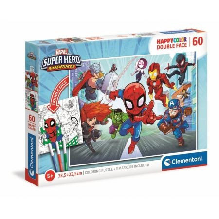 Clementoni Puzzle 60 elementów Marvel Superhero 5_767959