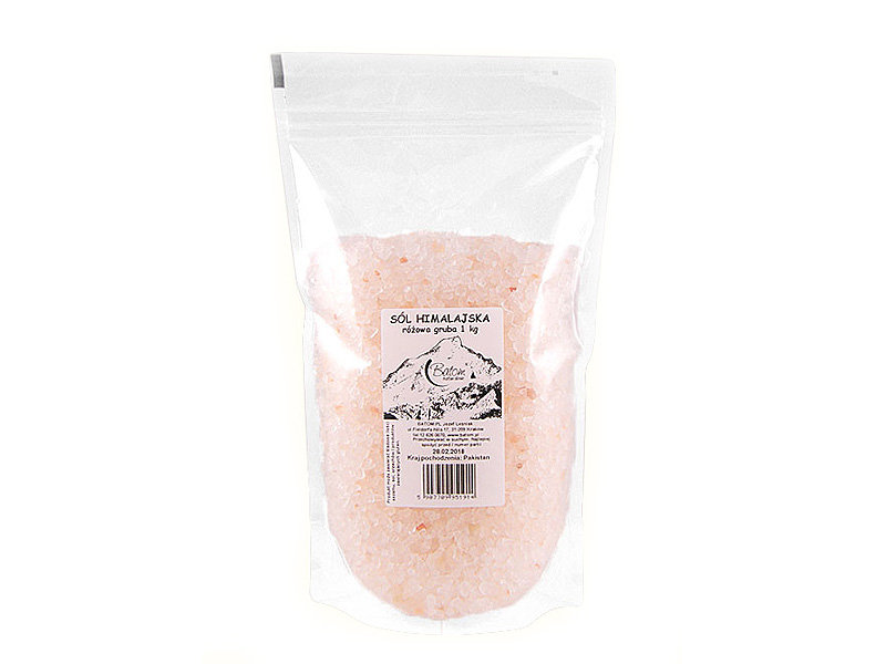 Batom Sól Himalajska Różowa Gruba 1kg -