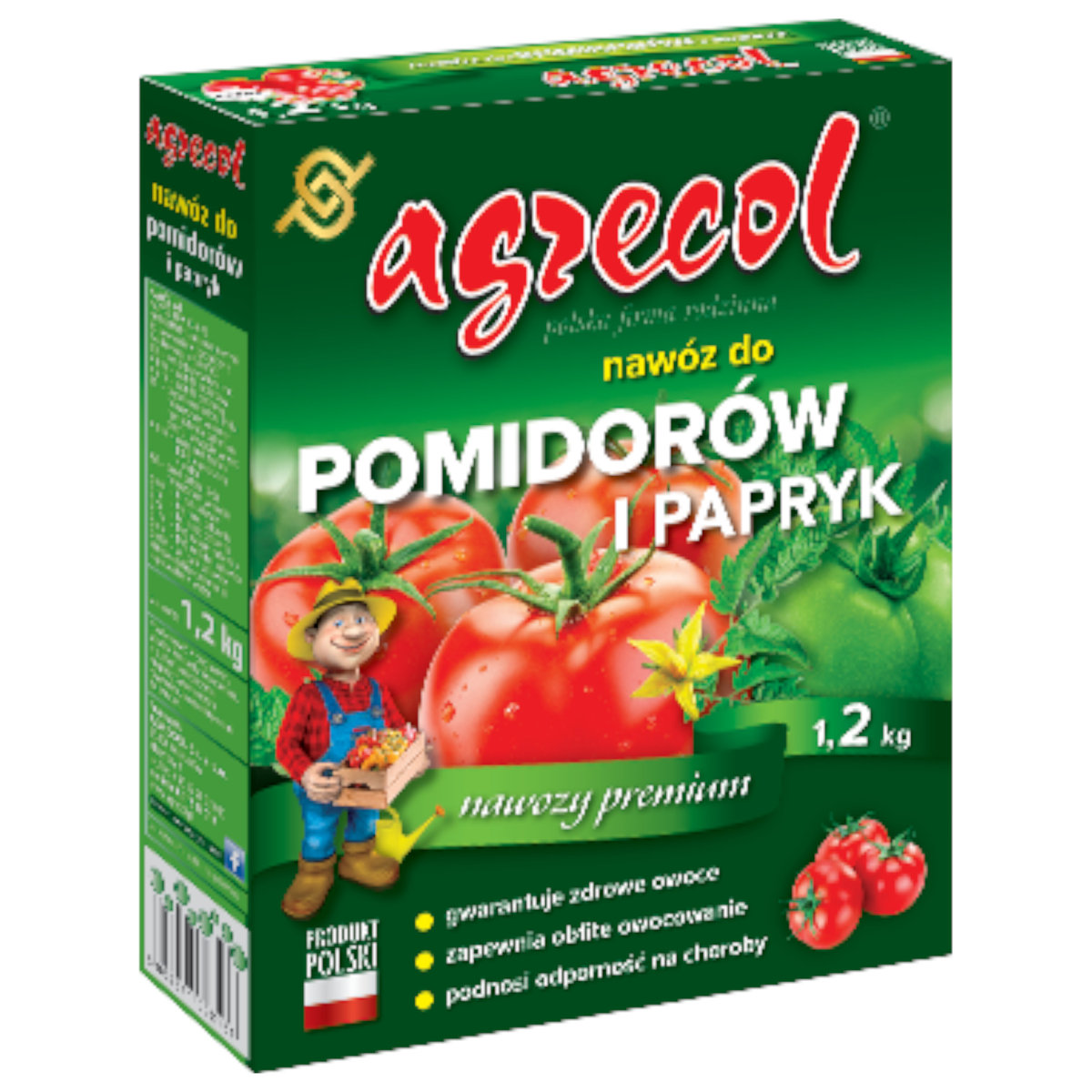 Agrecol nawóz pomidory i papryka granulki 1200g