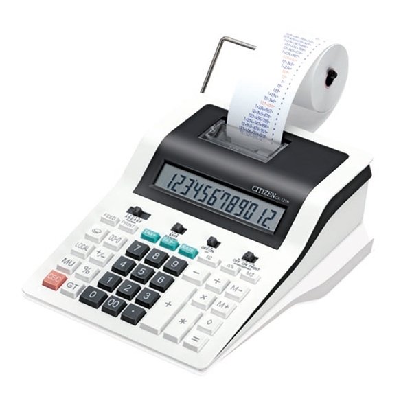 Kalkulator Citizen 12 cyfr. cx123n, drukujący