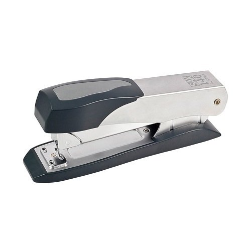 Zszywacz sax140 do 45 kartek, srebrny
