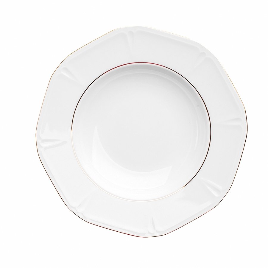 Altom MARIAPAULA GEOMETRIA ZŁOTA LINIA TALERZ GŁĘBOKI 24CM (L02) N/N 5901720692382