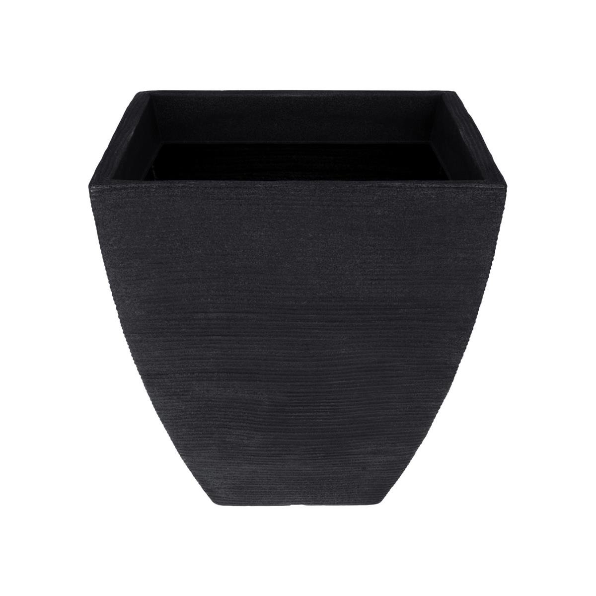 Donica ogrodowa Ribbed antracyt 40x42 cm