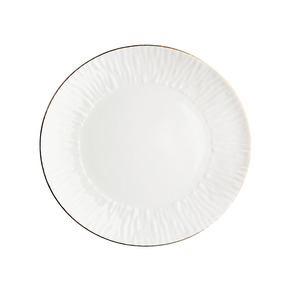 Altom MARIAPAULA NATURA ZŁOTA LINIA TALERZ DESEROWY 22CM 5907508124250