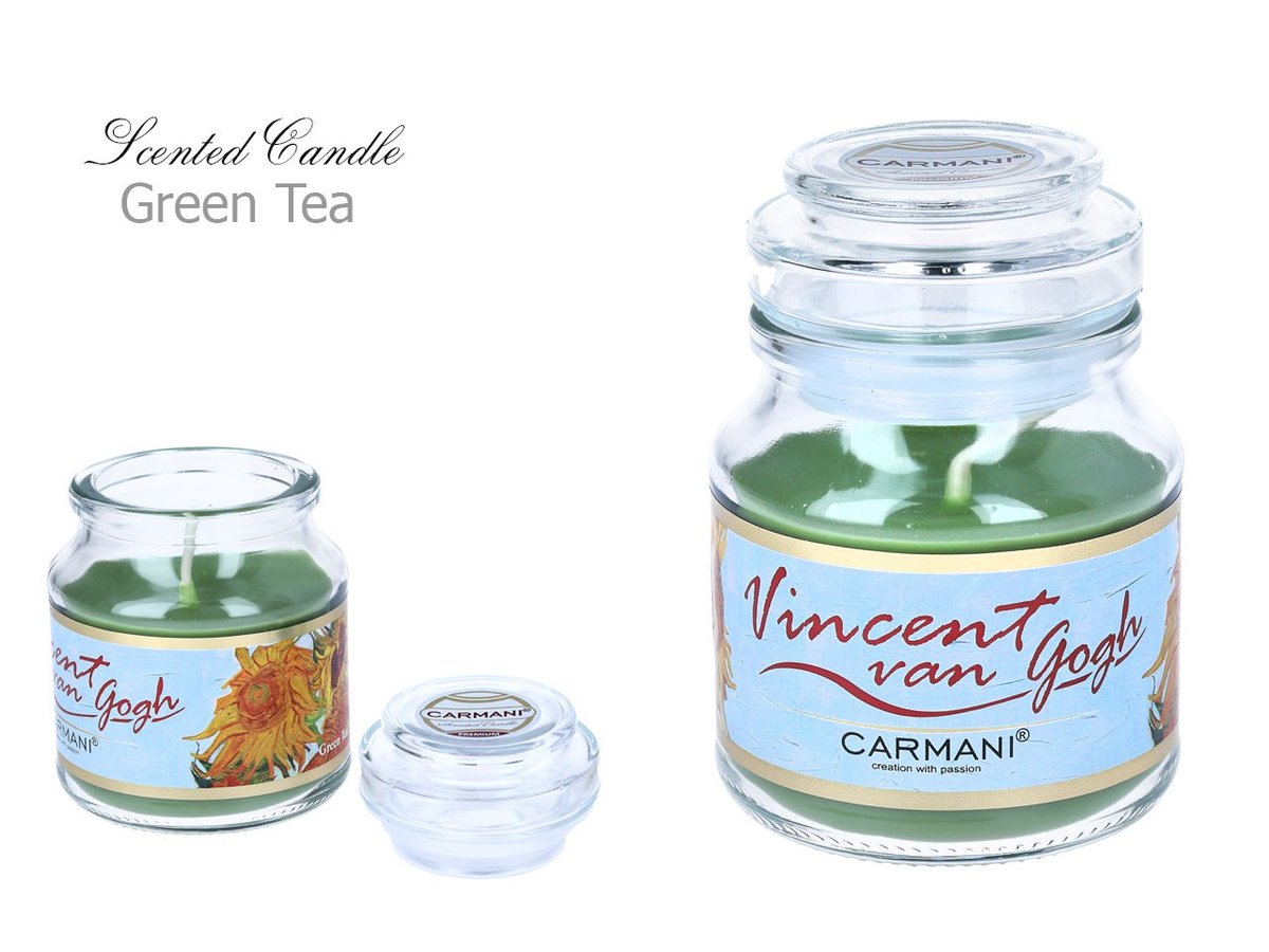 Świeczka zapachowa american mały - V. van Gogh - Green Tea