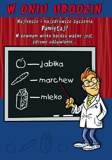 Kartka urodzinowa wesoła, Comic 2