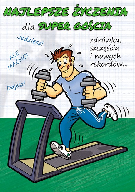 Kartka dla chłopaka sportowca, Comic 6