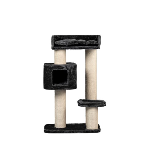 RHR Quality Devon Rex Dark Grey drapak dla kota XL